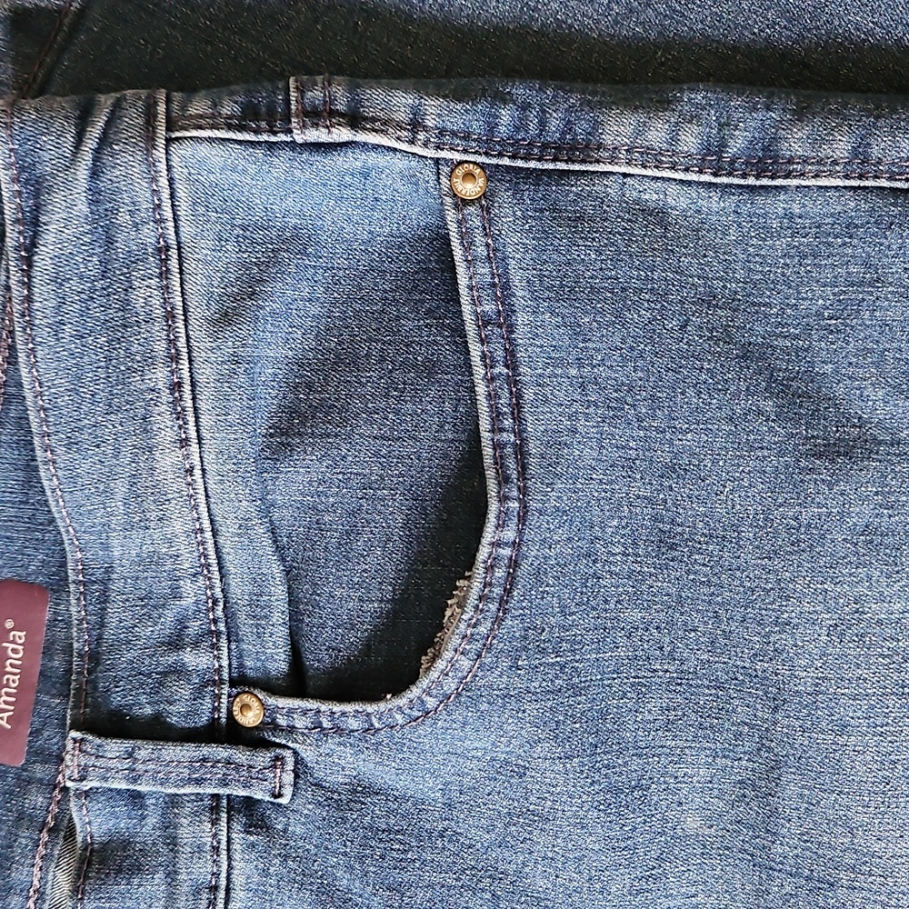 Gloria Vanderbuilt Amanda Blue Jeans - Picture 4 of 10
